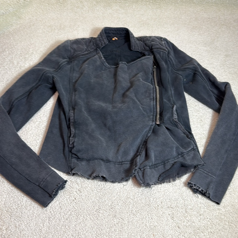 Free People Charcoal Jacket - Picture 2 of 8